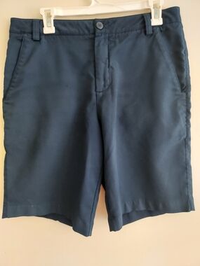 Mens Puma Golf, Deep Blue Flat-Front Shorts